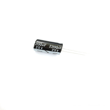 aluminum electrolytic capacitor 2200uf 25v capacitors supplier